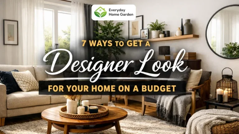 Budget-friendly ways to achieve a stylish designer look for your home