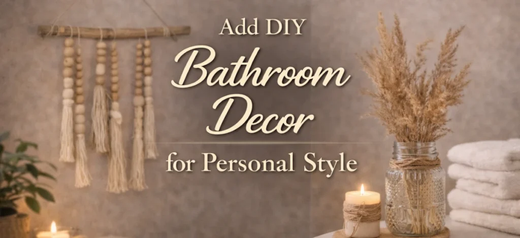 DIY Bathroom Decor Ideas to Add Personal Style