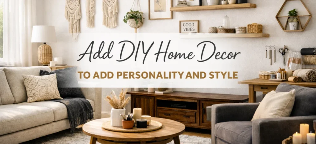 DIY home décor ideas to add personality and unique style