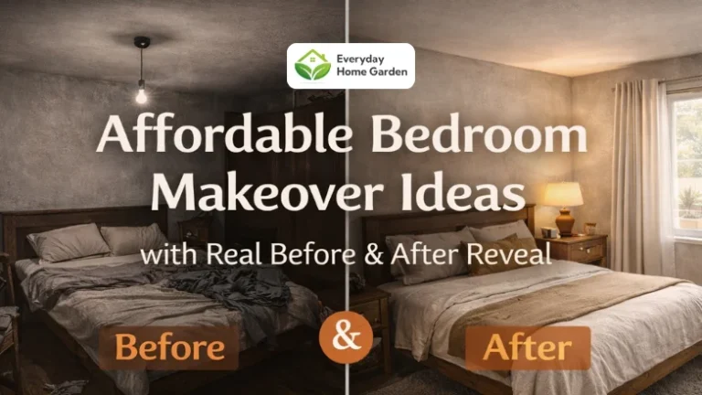 Affordable bedroom makeover ideas with stunning before and after results