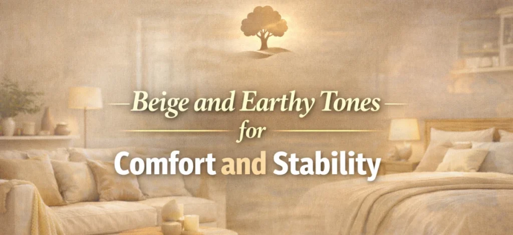 Beige and Earthy Home Color Tones for Comfort and Stability