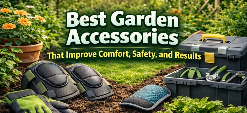 Best garden accessories for safety, comfort, and improved gardening results