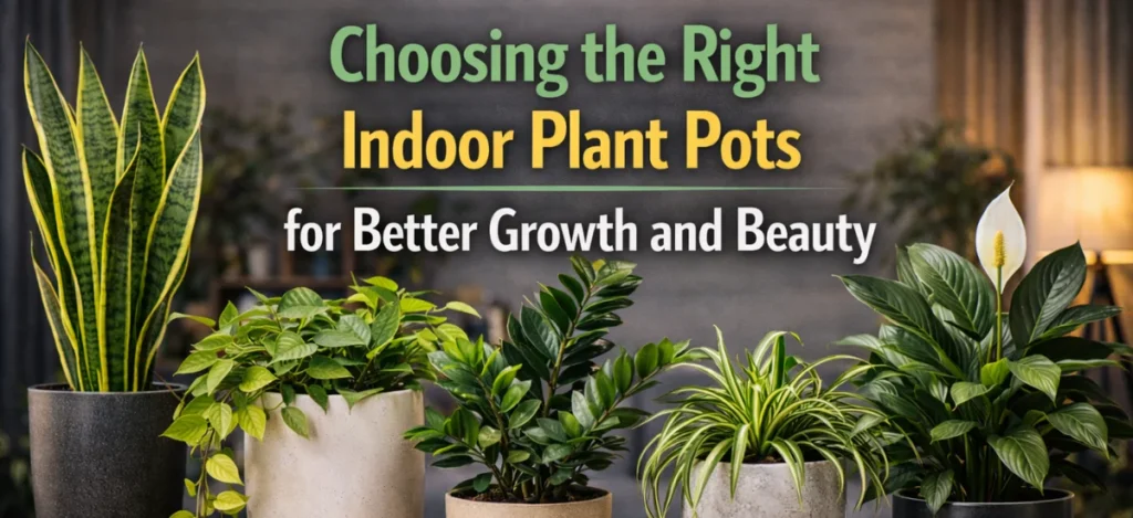 Choosing the Right Indoor Plant Pots for Better Growth and Home Beauty
