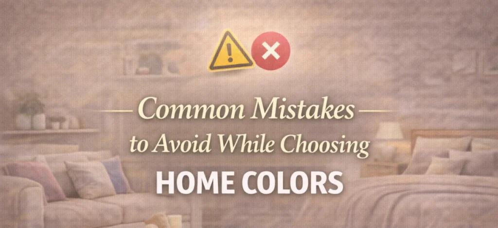 Common Mistakes to Avoid When Choosing Home Interior Colors