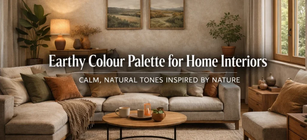 Earthy colour palette ideas for stylish and modern home interiors