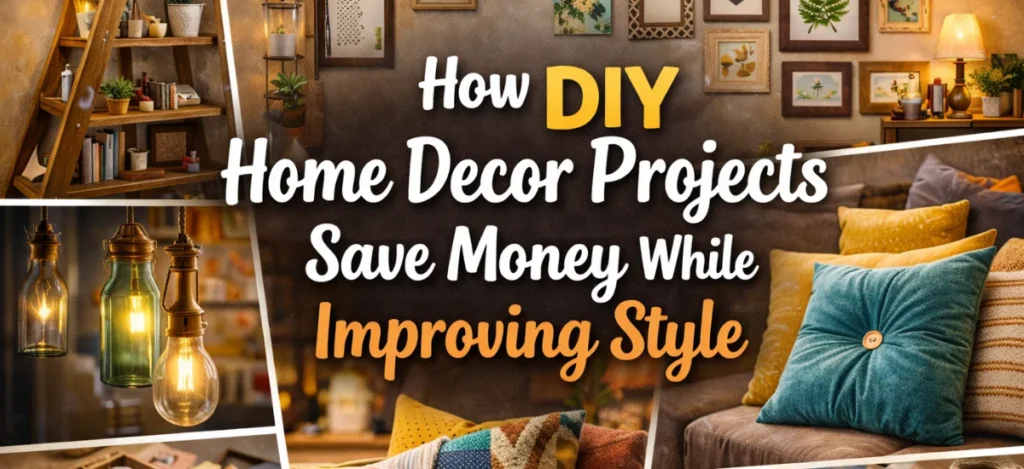 How DIY Home Decor Projects Help Save Money While Improving Home Style