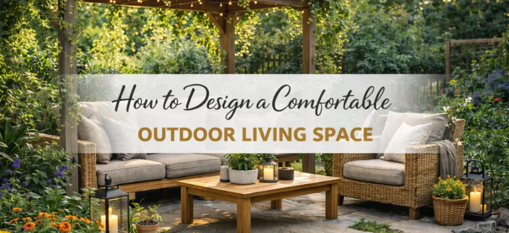 Designing a comfortable and functional outdoor living space