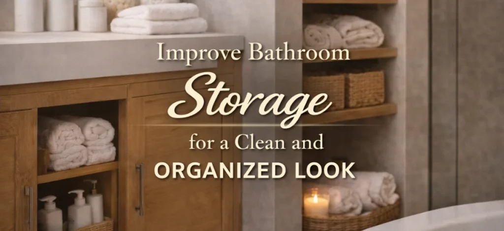 Smart Bathroom Storage Ideas for a Clean and Organized Look