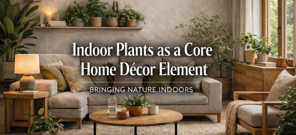 Indoor plants as a key home decor element for healthy and stylish interiors