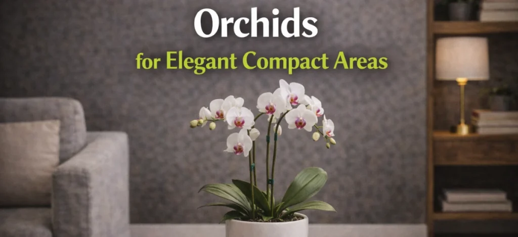 Orchid plants for elegant decor in compact spaces