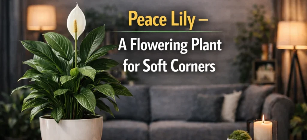 Peace Lily Flowering Indoor Plant for Soft Corners and Low Light Areas