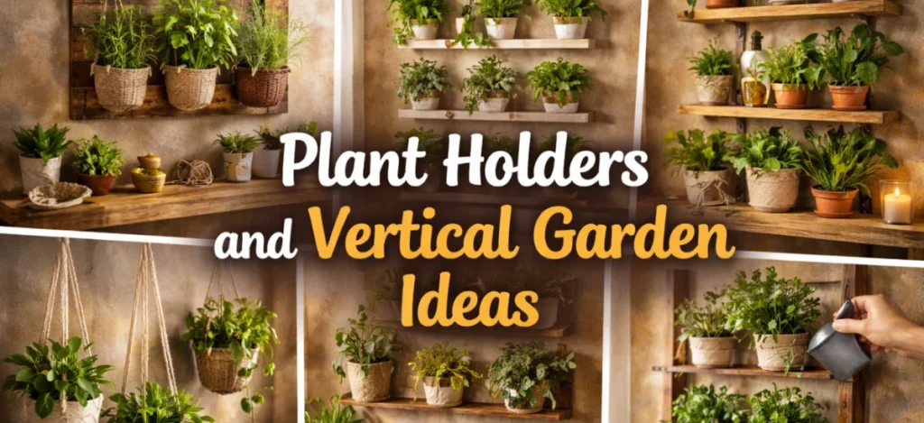 DIY Plant Holders and Vertical Garden Ideas for Small Homes