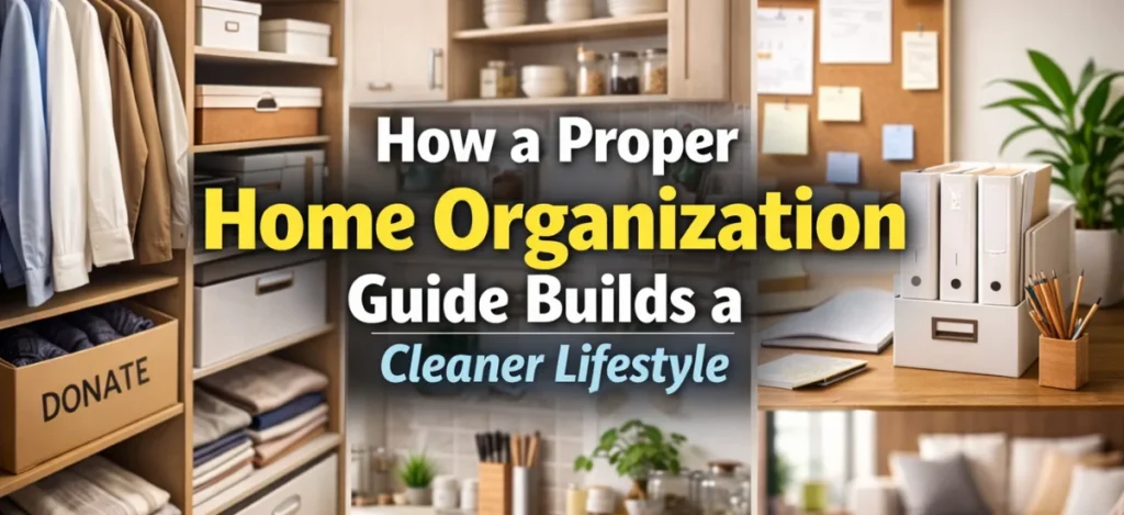 Proper home organization guide for building a cleaner and stress-free lifestyle