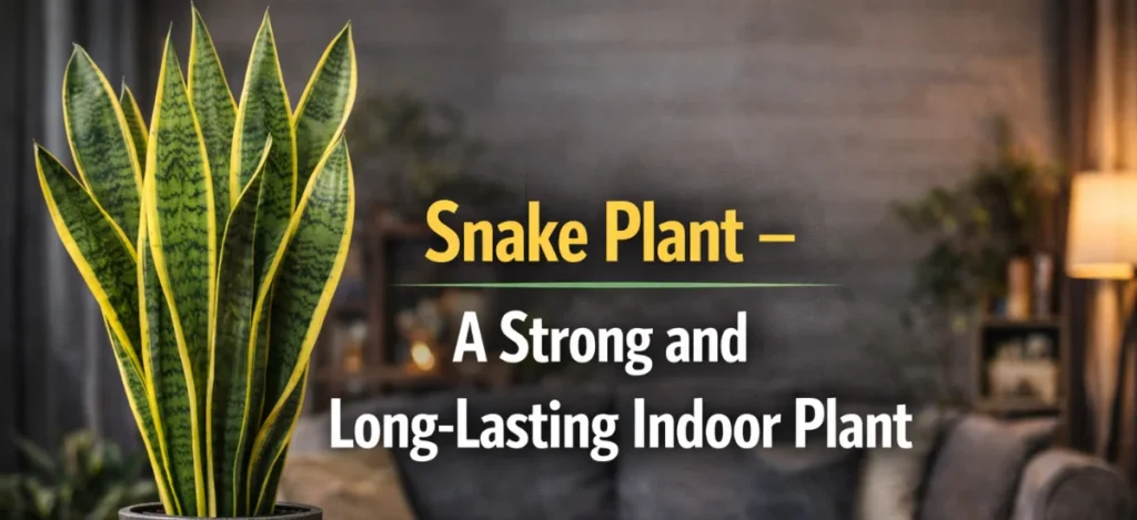 Snake Plant Strong and Long-Lasting Indoor Plant for Low Light Homes