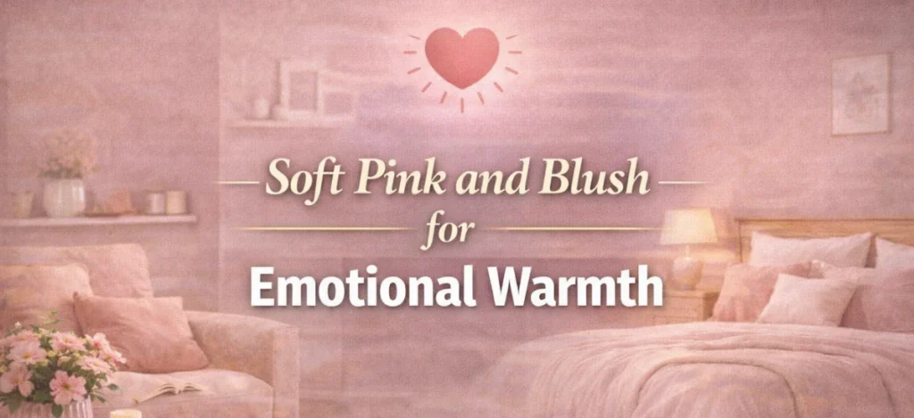 Soft Pink and Blush Home Colors for Emotional Warmth