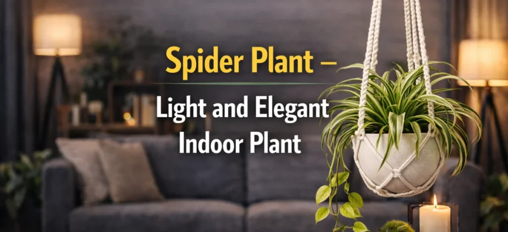 Spider Plant Light and Elegant Indoor Plant for Home Decor
