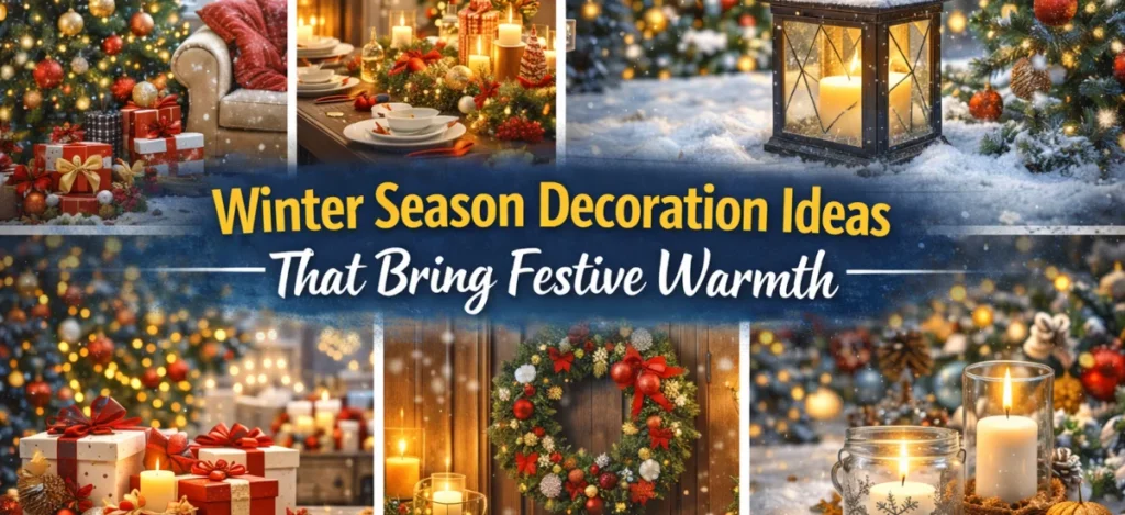 winter season decoration ideas for warm and festive home decor