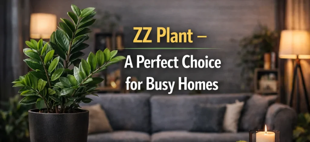 ZZ Plant – Low Maintenance Indoor Plant for Busy Homes
