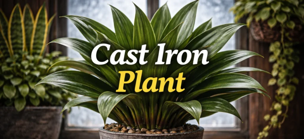 Cast iron plant hardy winter indoor plant
