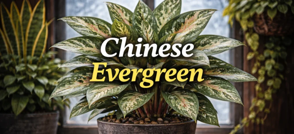 Chinese evergreen winter indoor low-light plant