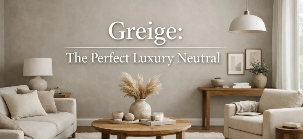 Greige Paint: The Ideal Neutral for a Quiet Luxury Look