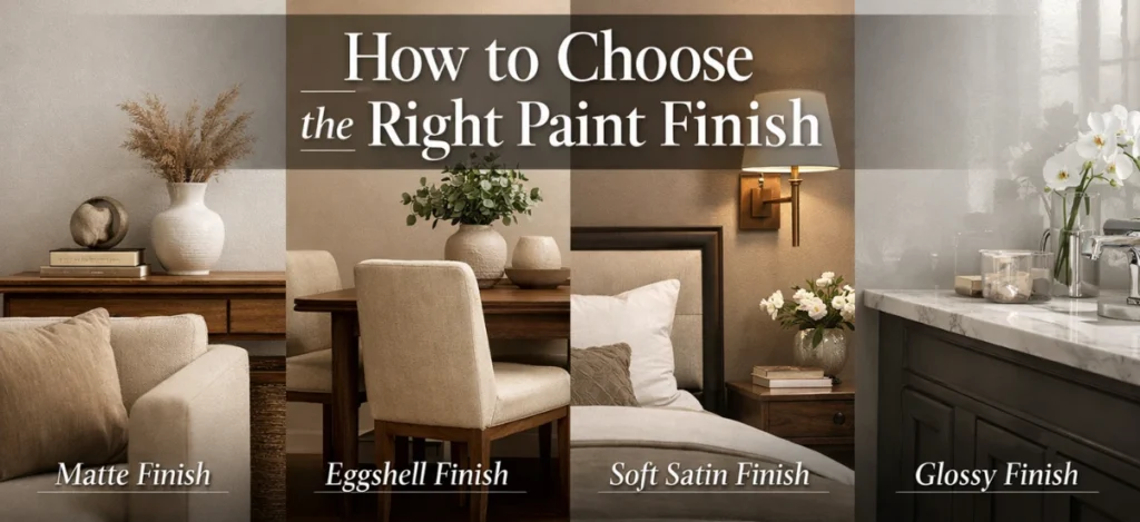 Guide to Choosing the Right Paint Finish for Luxury Interiors