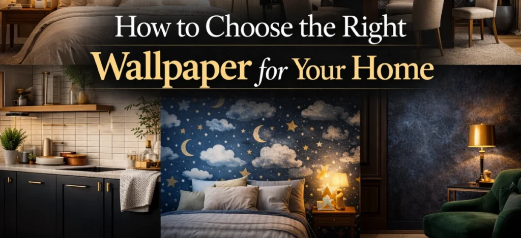 How to choose the right wallpaper for your home interior