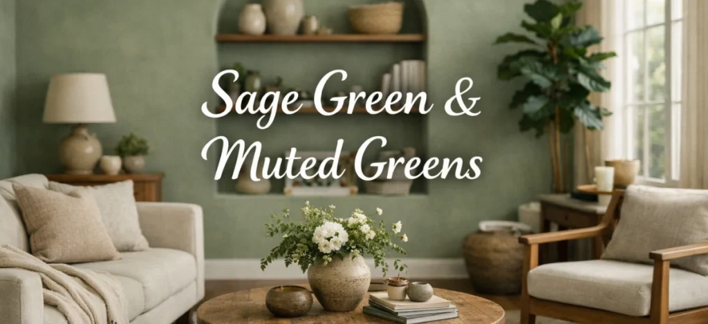 Sage Green and Muted Green Paint Shades for Quiet Luxury