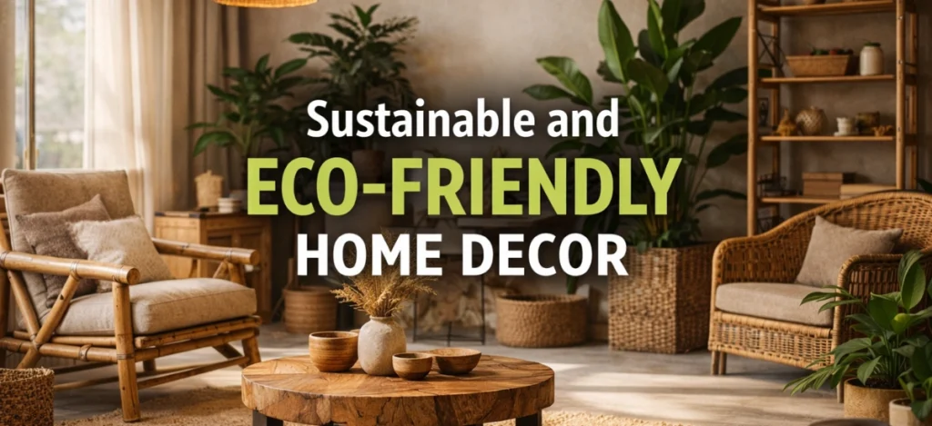 Sustainable and Eco-Friendly Home Decor Ideas for Modern Homes