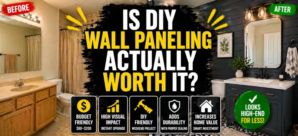 diy wall panelling actually deserve money or not