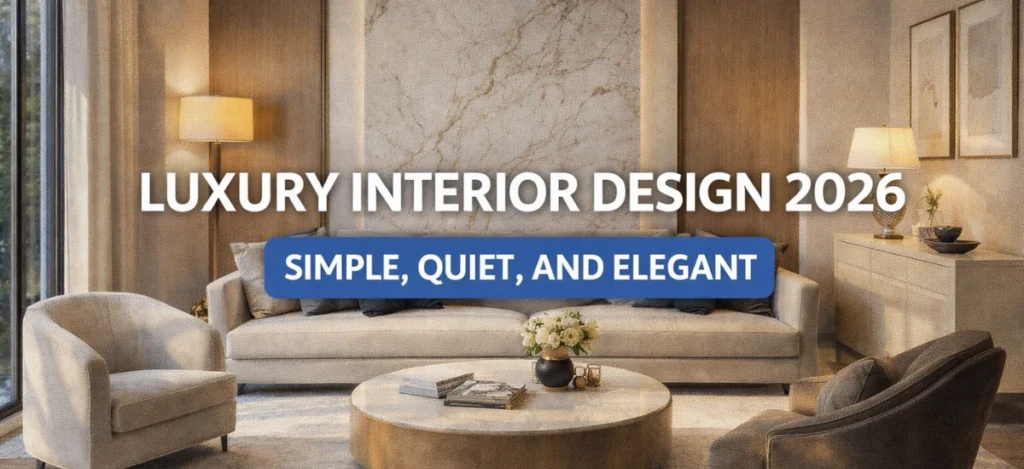 Luxury Interior Design 2026 with Elegant and Simple Home Styles