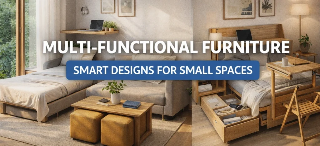 Multi-Functional Furniture Designs for Small Space Living in 2026