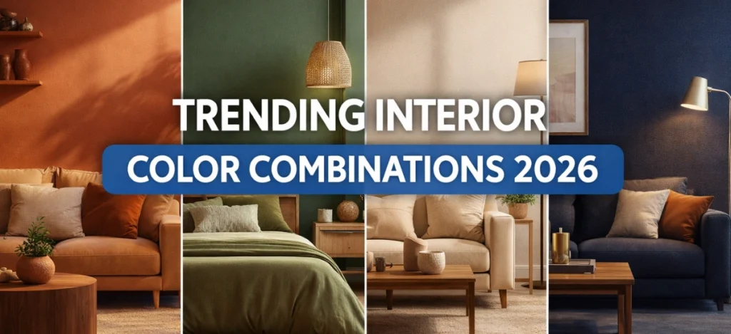 Trending Interior Color Combinations for Stylish Homes in 2026