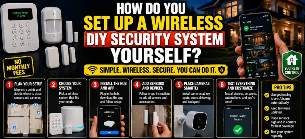 Easy Setup Guide for Wireless DIY Home Security Systems