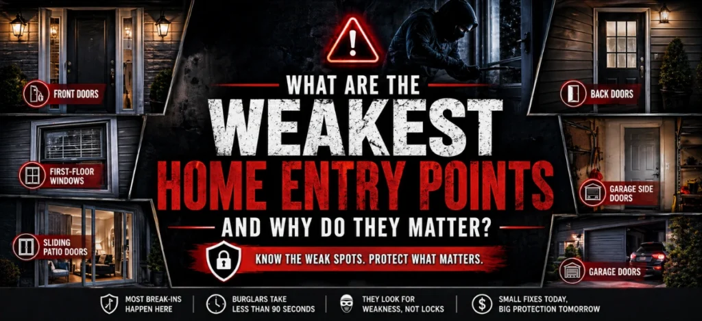 Common weak entry points in homes and how to secure them