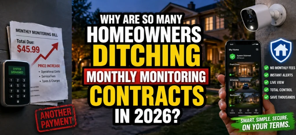 Why Homeowners Are Switching From Monthly Monitoring Contracts in 2026